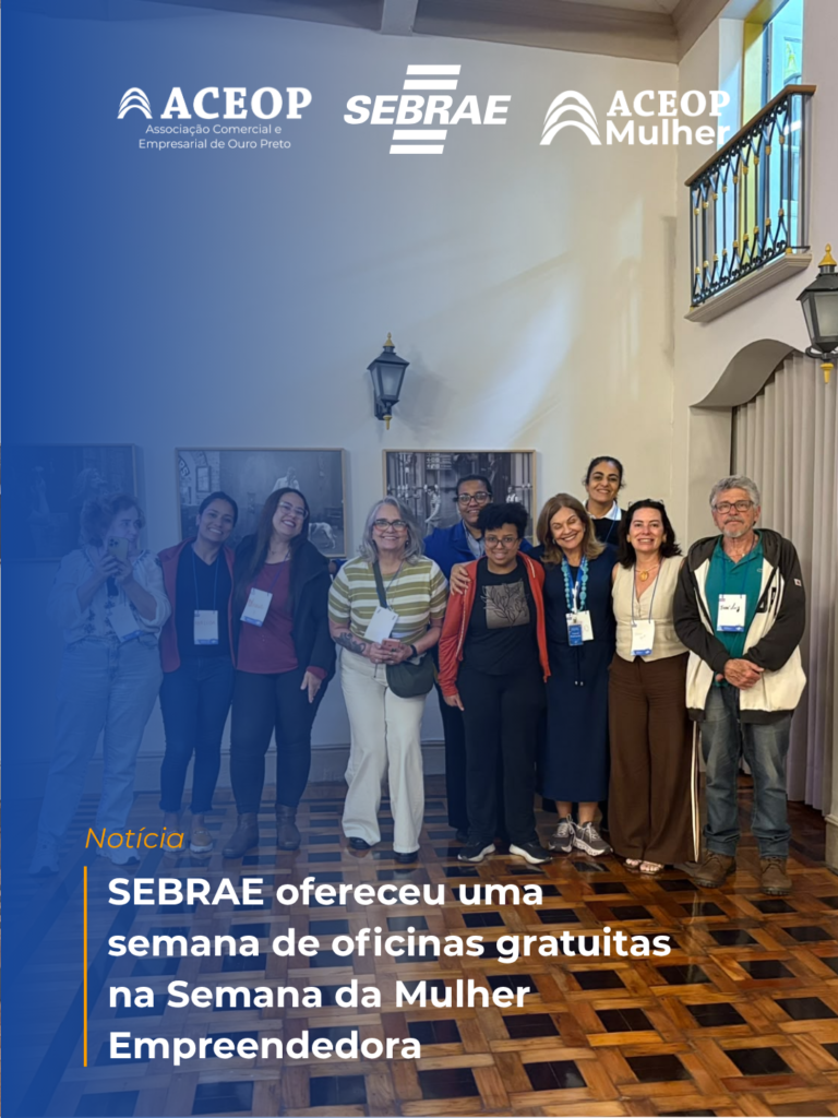 Participantes da Semana da Mulher Empresária em palestra do Centro de Excelência.